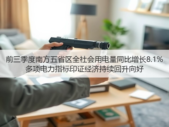 前三季度南方五省区全社会用电量同比增长8.1% 多项电力指标印证经济持续回升向好(图1) 前三季度南方五省区全社会用电量同比增长8.1% 多项电力指标印证经济持续回升向好(图1)