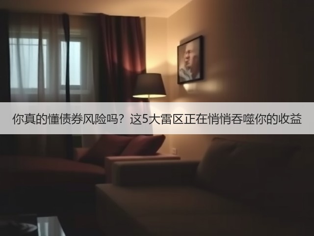 你真的懂债券风险吗?这5大雷区正在悄悄吞噬你的收益(图2) 你真的懂债券风险吗?这5大雷区正在悄悄吞噬你的收益(图2)