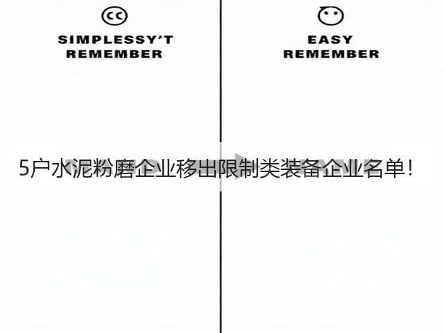 5户水泥粉磨企业移出限制类装备企业名单!(图3) 5户水泥粉磨企业移出限制类装备企业名单!(图3)