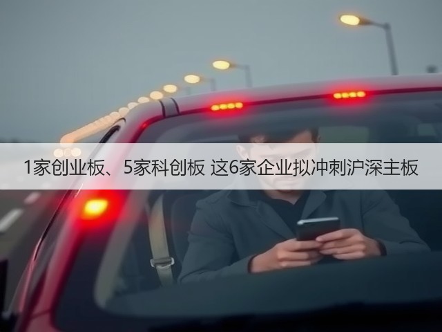 1家创业板、5家科创板 这6家企业拟冲刺沪深主板(图3) 1家创业板、5家科创板 这6家企业拟冲刺沪深主板(图3)