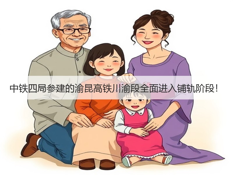 中铁四局参建的渝昆高铁川渝段全面进入铺轨阶段! 中铁四局参建的渝昆高铁川渝段全面进入铺轨阶段!
