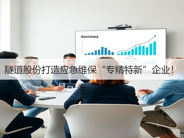 隧道股份打造应急维保“专精特新”企业!(图3) 隧道股份打造应急维保“专精特新”企业!(图3)