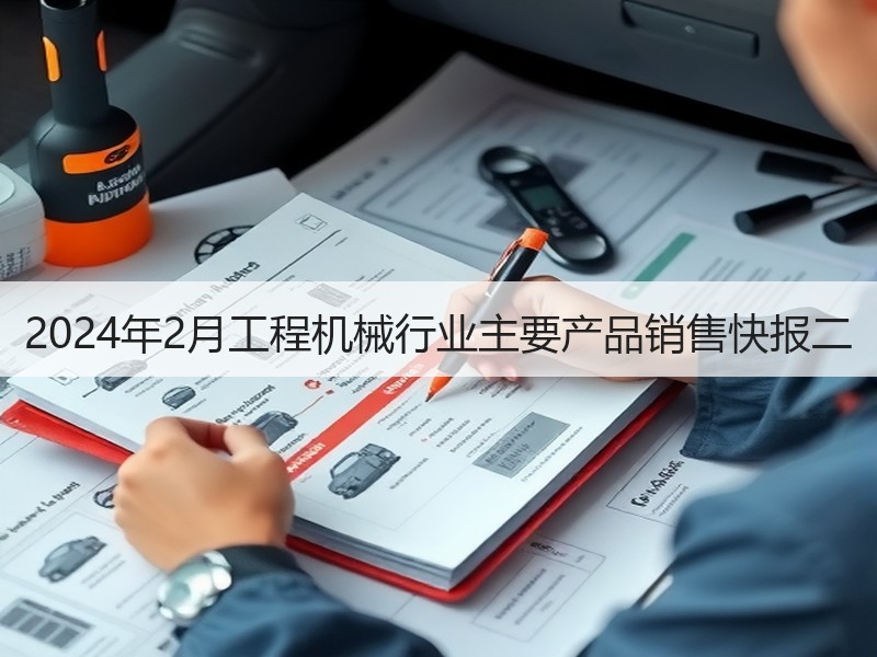 2024年2月工程机械行业主要产品销售快报二 2024年2月工程机械行业主要产品销售快报二