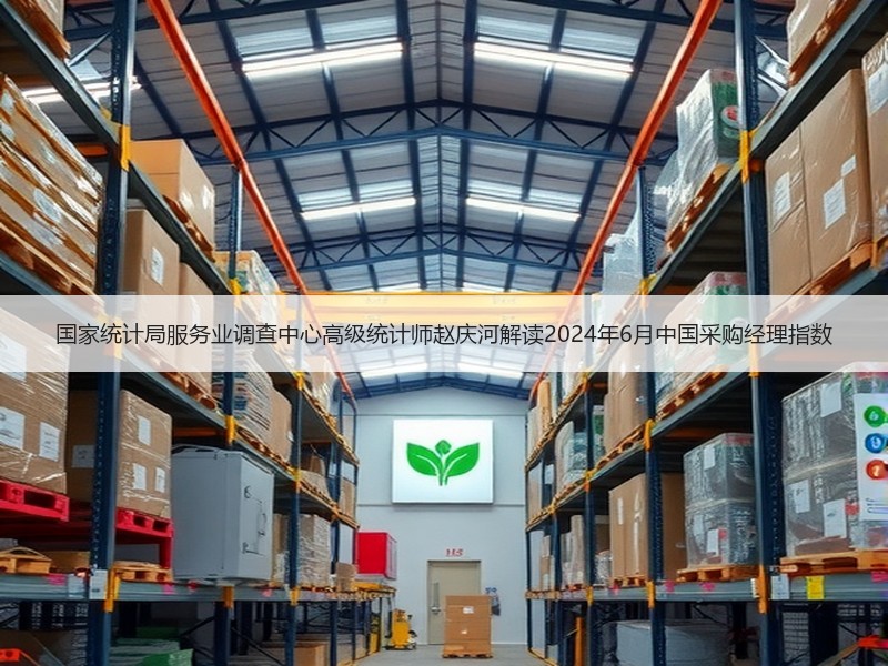 国家统计局服务业调查中心高级统计师赵庆河解读2024年6月中国采购经理指数