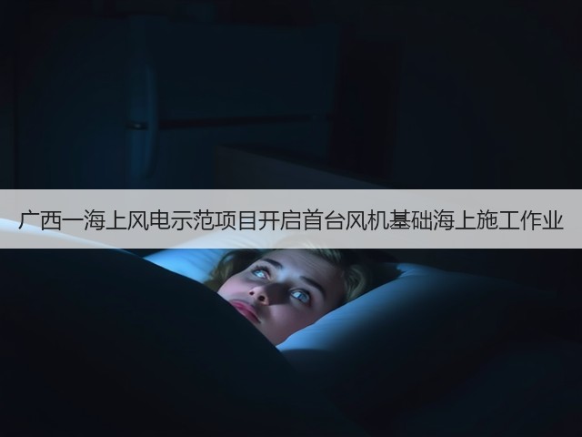 广西一海上风电示范项目开启首台风机基础海上施工作业(图2)