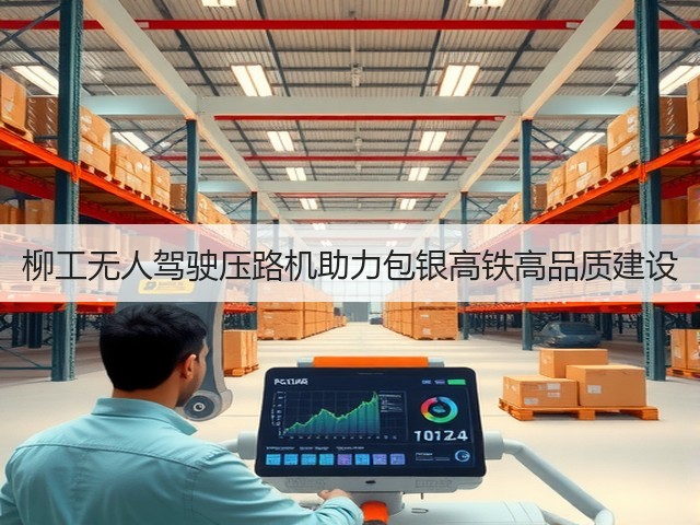 柳工无人驾驶压路机助力包银高铁高品质建设(图2) 柳工无人驾驶压路机助力包银高铁高品质建设(图2)