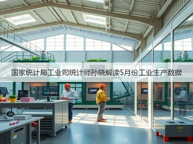 国家统计局工业司统计师孙晓解读5月份工业生产数据(图1)