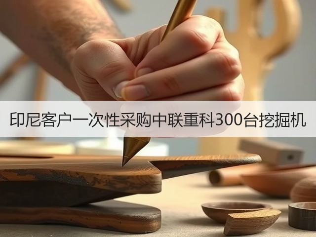 印尼客户一次性采购中联重科300台挖掘机(图1)