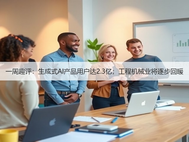 一周趣评:生成式AI产品用户达2.3亿;工程机械业将逐步回暖(图3) 一周趣评:生成式AI产品用户达2.3亿;工程机械业将逐步回暖(图3)