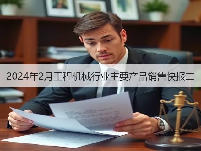 2024年2月工程机械行业主要产品销售快报二(图1) 2024年2月工程机械行业主要产品销售快报二(图1)