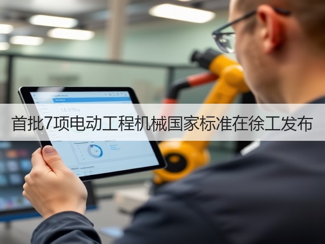 首批7项电动工程机械国家标准在徐工发布(图2) 首批7项电动工程机械国家标准在徐工发布(图2)