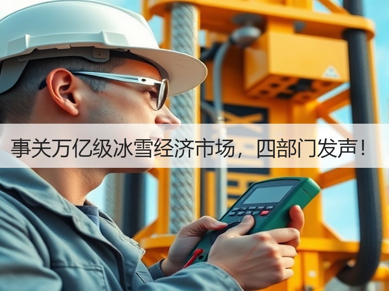 事关万亿级冰雪经济市场,四部门发声! 事关万亿级冰雪经济市场,四部门发声!
