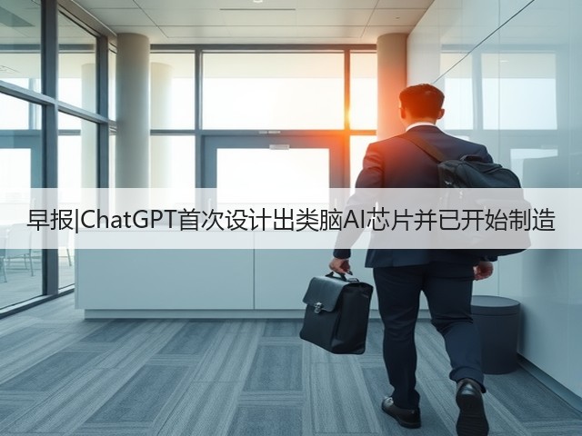 早报|ChatGPT首次设计出类脑AI芯片并已开始制造(图1)