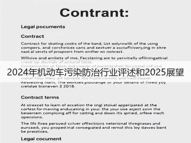 2024年机动车污染防治行业评述和2025展望(图3)