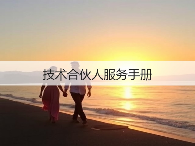 技术合伙人服务手册(图2) 技术合伙人服务手册(图2)