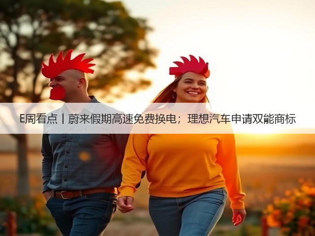 E周看点丨蔚来假期高速免费换电;理想汽车申请双能商标(图1) E周看点丨蔚来假期高速免费换电;理想汽车申请双能商标(图1)