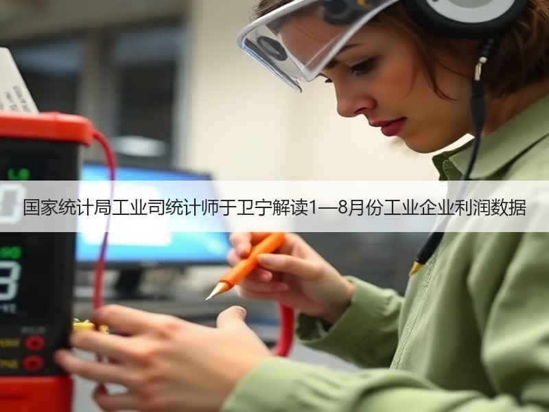 国家统计局工业司统计师于卫宁解读1—8月份工业企业利润数据