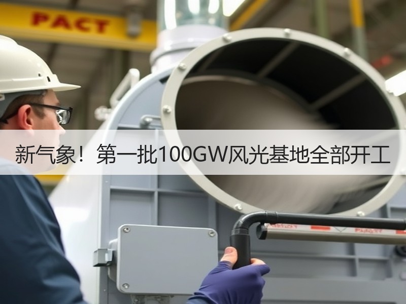 新气象！第一批100GW风光基地全部开工