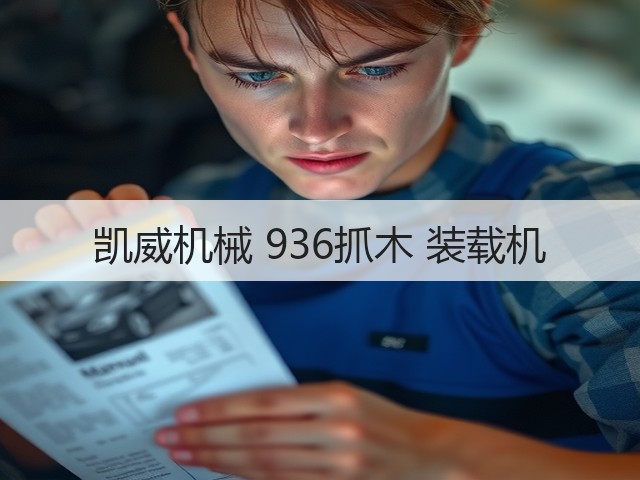 凯威机械 936抓木 装载机(图3) 凯威机械 936抓木 装载机(图3)
