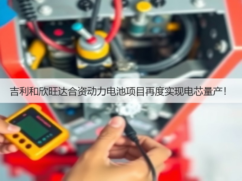吉利和欣旺达合资动力电池项目再度实现电芯量产! 吉利和欣旺达合资动力电池项目再度实现电芯量产!