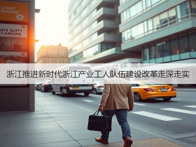浙江推进新时代浙江产业工人队伍建设改革走深走实(图1) 浙江推进新时代浙江产业工人队伍建设改革走深走实(图1)