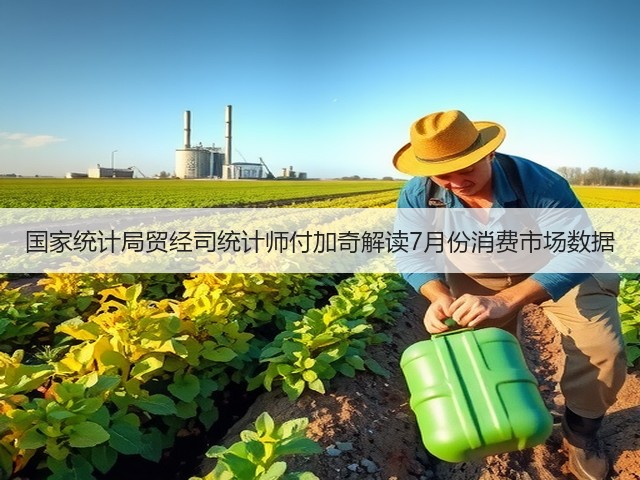 国家统计局贸经司统计师付加奇解读7月份消费市场数据(图1)