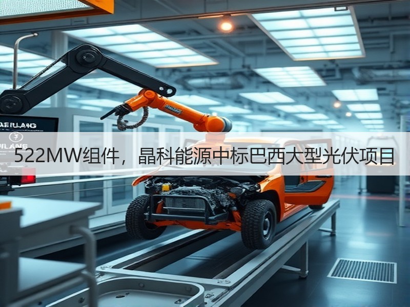 522MW组件,晶科能源中标巴西大型光伏项目 522MW组件,晶科能源中标巴西大型光伏项目