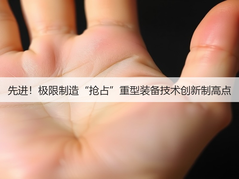先进!极限制造“抢占”重型装备技术创新制高点 先进!极限制造“抢占”重型装备技术创新制高点