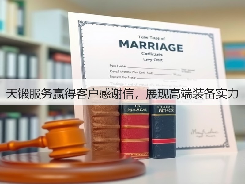 天锻服务赢得客户感谢信,展现高端装备实力 天锻服务赢得客户感谢信,展现高端装备实力