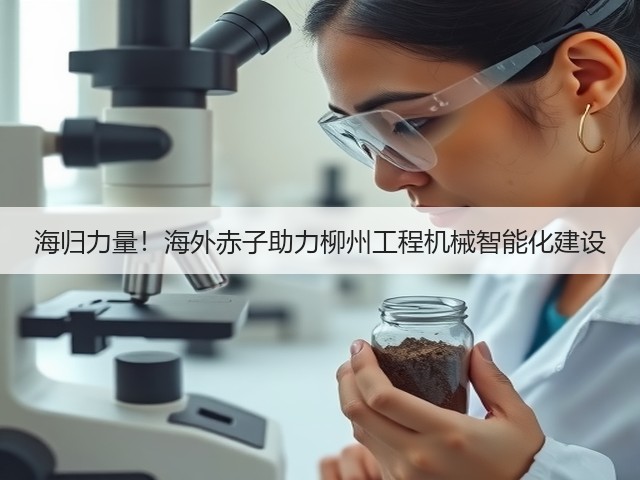 海归力量!海外赤子助力柳州工程机械智能化建设(图2) 海归力量!海外赤子助力柳州工程机械智能化建设(图2)