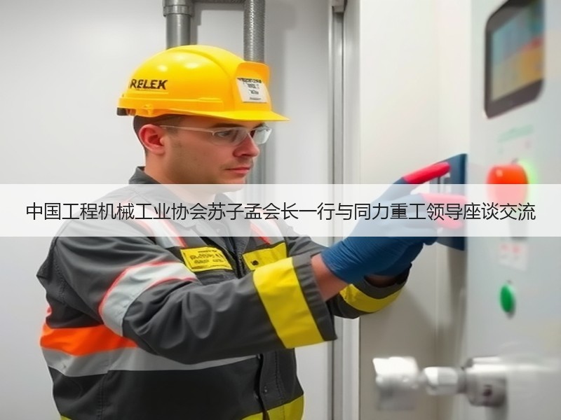 中国工程机械工业协会苏子孟会长一行与同力重工领导座谈交流