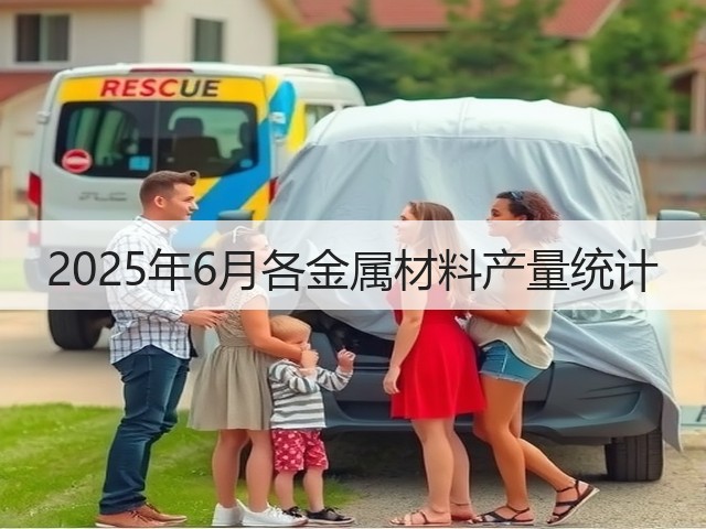 2025年6月各金属材料产量统计(图1) 2025年6月各金属材料产量统计(图1)