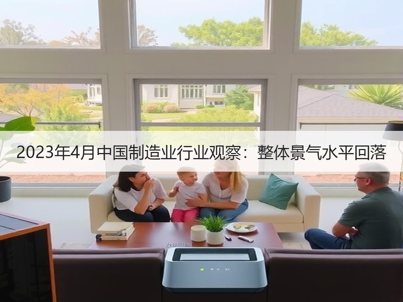 2023年4月中国制造业行业观察:整体景气水平回落 2023年4月中国制造业行业观察:整体景气水平回落