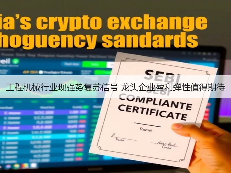 工程机械行业现强势复苏信号 龙头企业盈利弹性值得期待