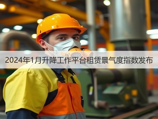2024年1月升降工作平台租赁景气度指数发布(图1)