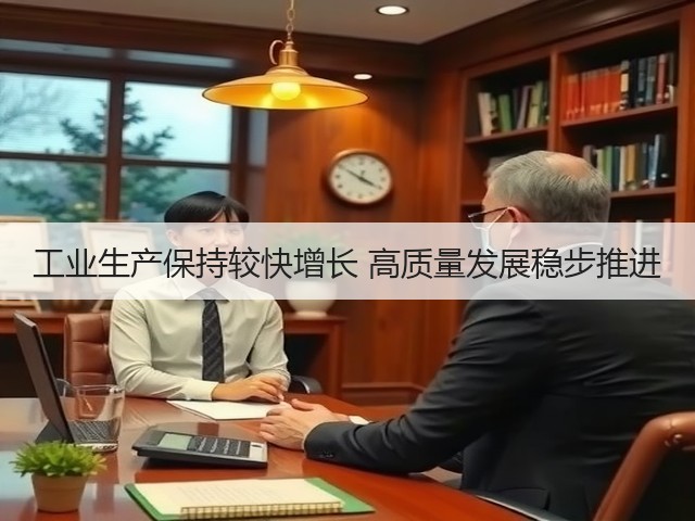 工业生产保持较快增长 高质量发展稳步推进(图1) 工业生产保持较快增长 高质量发展稳步推进(图1)