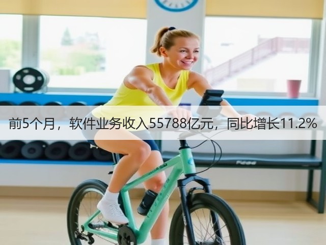 前5个月,软件业务收入55788亿元,同比增长11.2%(图3) 前5个月,软件业务收入55788亿元,同比增长11.2%(图3)