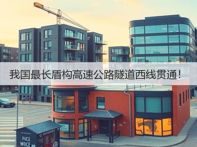 我国最长盾构高速公路隧道西线贯通!(图2) 我国最长盾构高速公路隧道西线贯通!(图2)