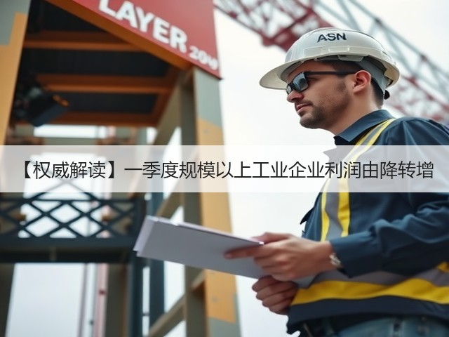 【权威解读】一季度规模以上工业企业利润由降转增(图3) 【权威解读】一季度规模以上工业企业利润由降转增(图3)