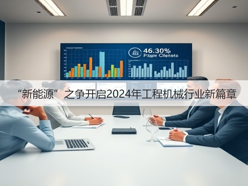 “新能源”之争开启2024年工程机械行业新篇章 “新能源”之争开启2024年工程机械行业新篇章