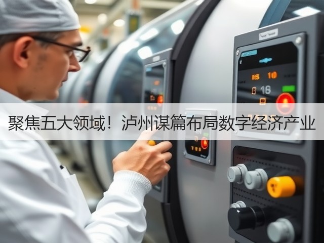 聚焦五大领域!泸州谋篇布局数字经济产业(图3) 聚焦五大领域!泸州谋篇布局数字经济产业(图3)
