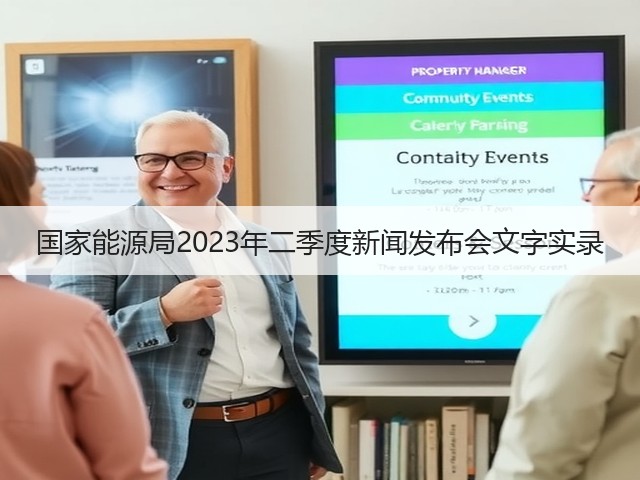 国家能源局2023年二季度新闻发布会文字实录(图2)