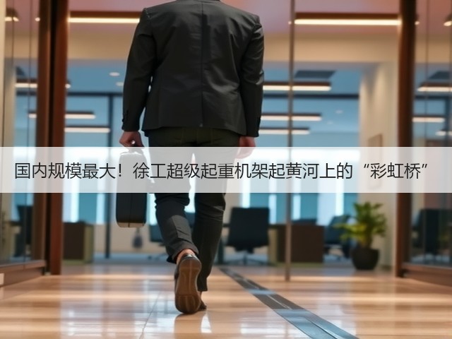 国内规模最大!徐工超级起重机架起黄河上的“彩虹桥”(图3) 国内规模最大!徐工超级起重机架起黄河上的“彩虹桥”(图3)