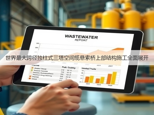 世界最大跨径独柱式三塔空间缆悬索桥上部结构施工全面展开(图3)