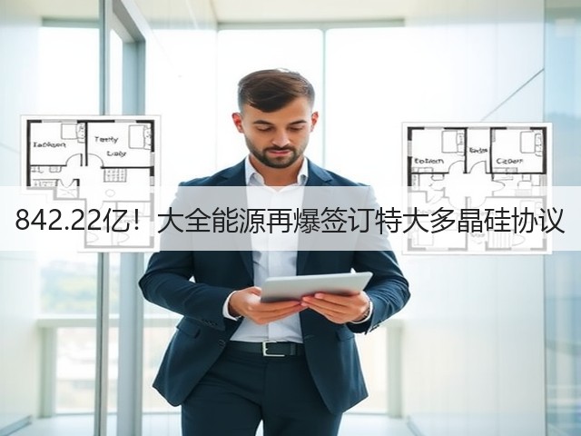842.22亿！大全能源再爆签订特大多晶硅协议(图2)