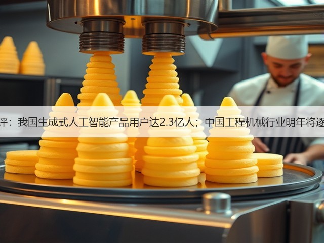 一周趣评:我国生成式人工智能产品用户达2.3亿人;中国工程机械行业明年将逐步回暖(图1) 一周趣评:我国生成式人工智能产品用户达2.3亿人;中国工程机械行业明年将逐步回暖(图1)