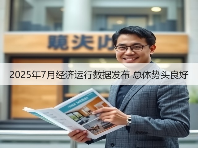 2025年7月经济运行数据发布 总体势头良好(图3) 2025年7月经济运行数据发布 总体势头良好(图3)