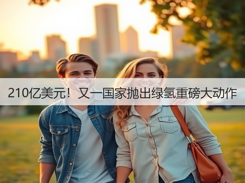 210亿美元！又一国家抛出绿氢重磅大动作
