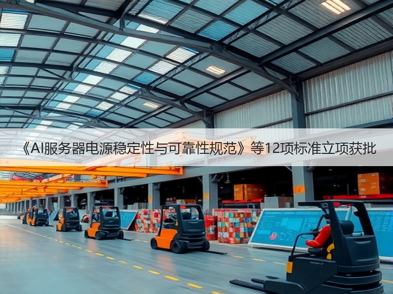 《AI服务器电源稳定性与可靠性规范》等12项标准立项获批