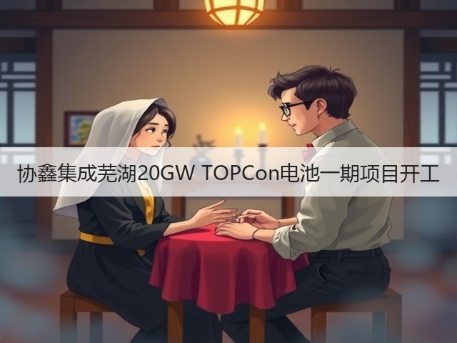 协鑫集成芜湖20GW TOPCon电池一期项目开工(图3)